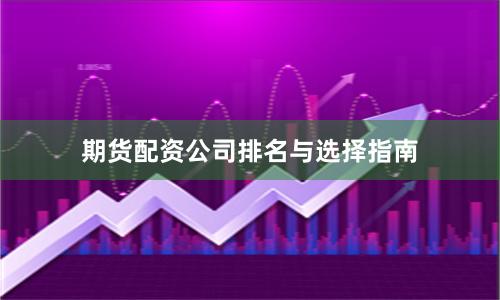 期货配资公司排名与选择指南